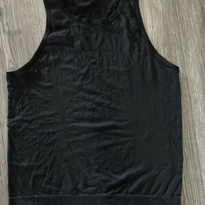 Lululemon Classic Black Ribbed Tank Top
